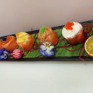 Nigiri (2 pcs) / Nigiri saumon enrobé