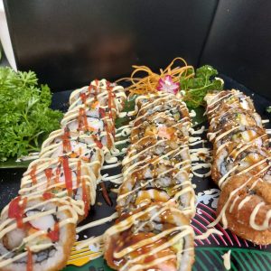 Hot roll sushi 10 pcs